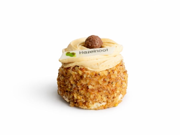 Hazelnoot crème schuimgebak