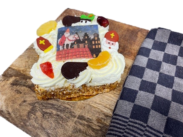 Slagroomtaartje Sinterklaas