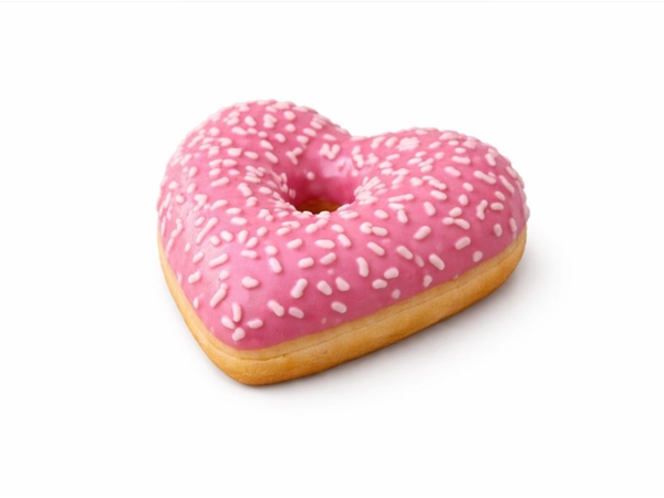 Valentijn hart donut