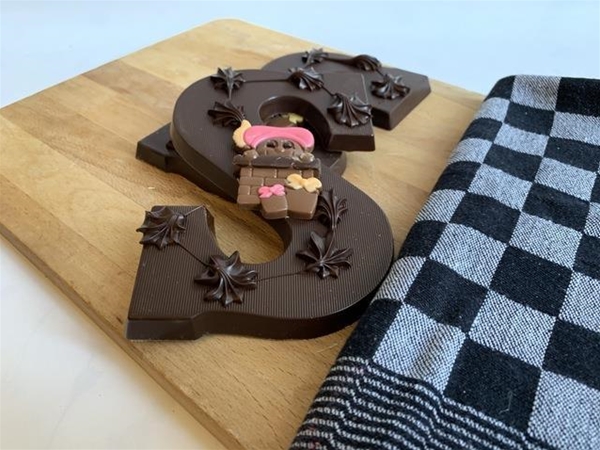 Chocoladeletter puur